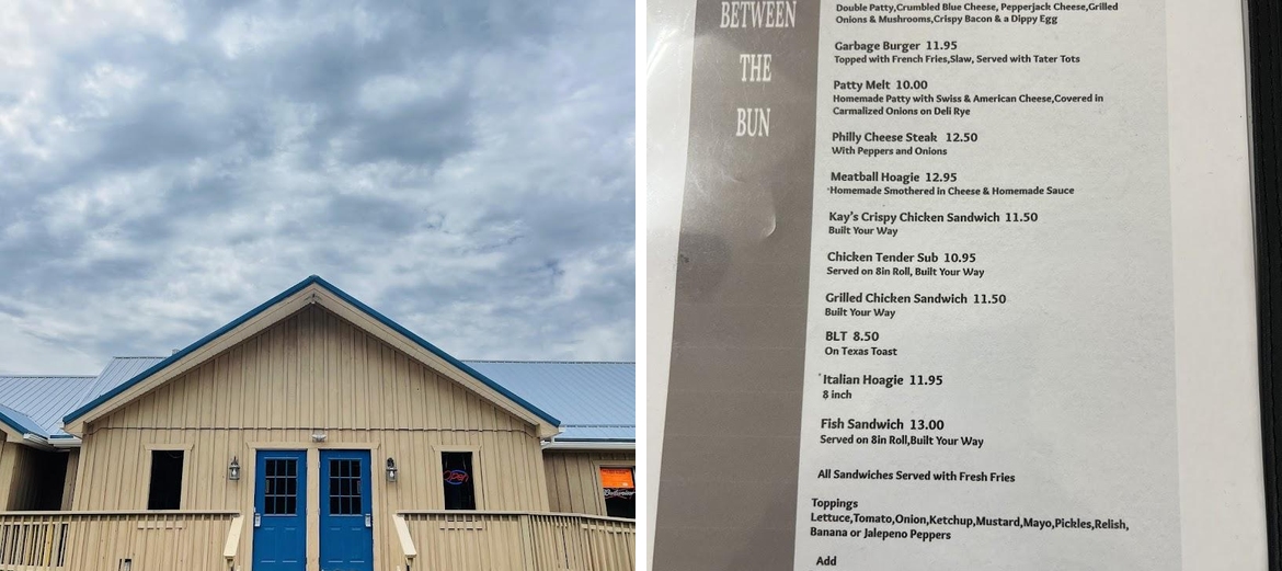 The Gable Inn Menu